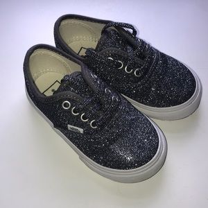 Toddler girl sparkle Vans